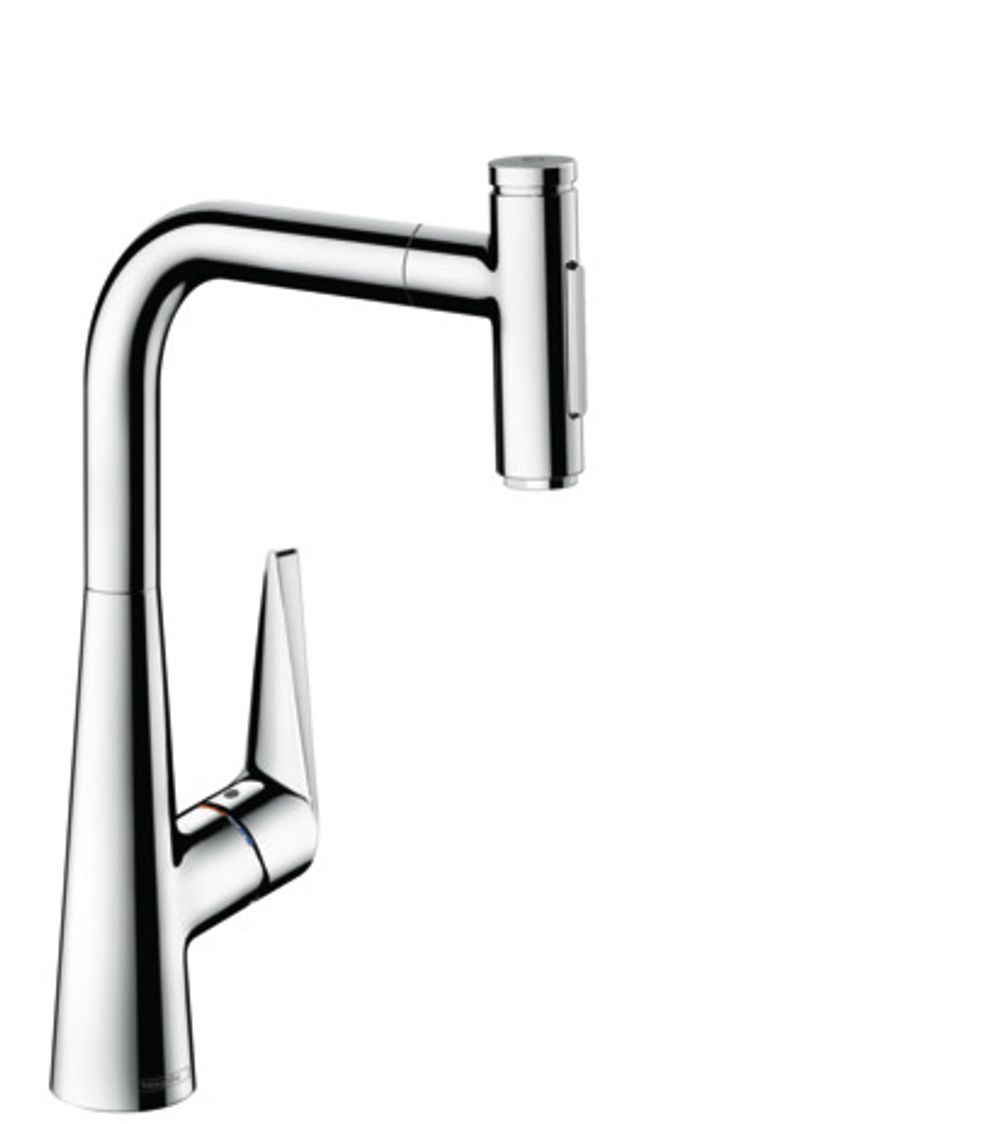 https://raleo.de:443/files/img/11eeea40fc3ee19092906bba4399b90c/size_l/Hansgrohe-HG-Spueltischmischer-300-Talis-Select-M51-Ausziehbrause-2jet-chrom-72823000 gallery number 1